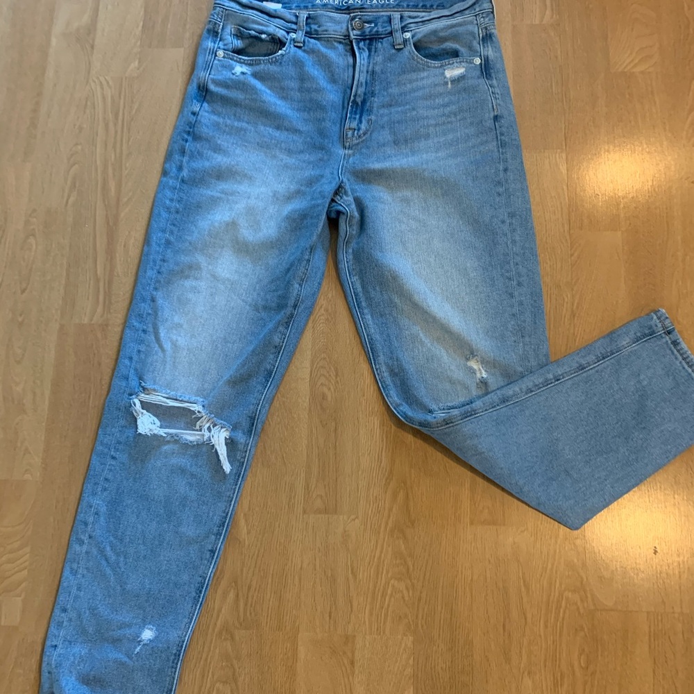 8 long American Eagle Mom Jeans
